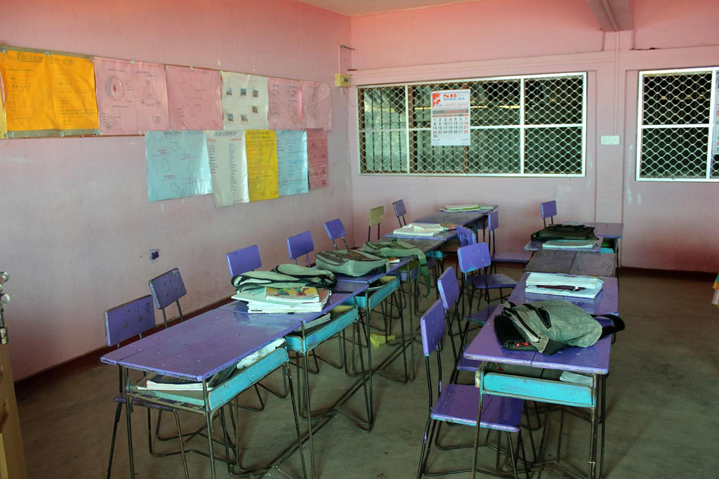 Klassenzimmer im St. Joseph's College